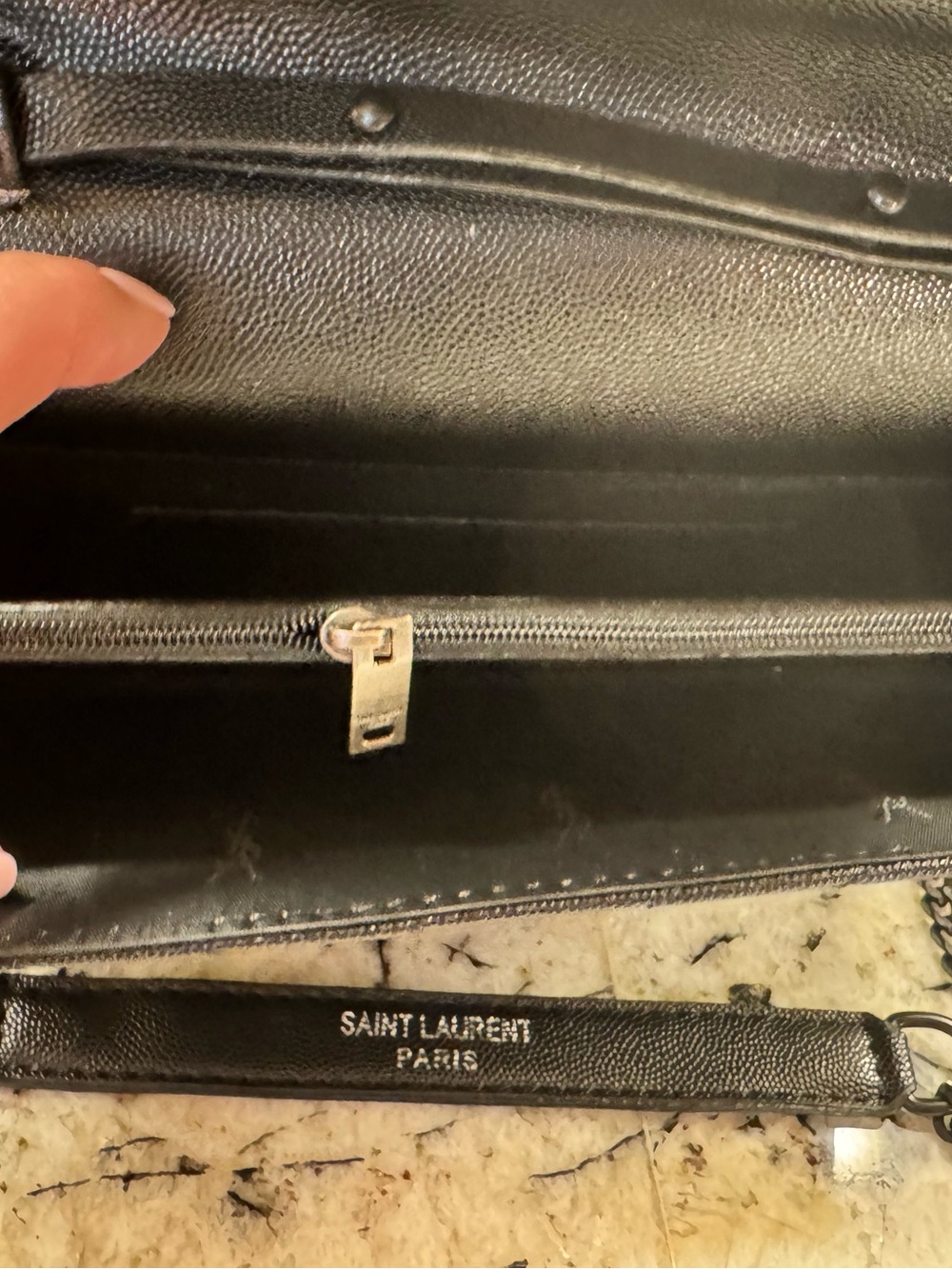 YSL black crossbody / clutch - Picture 7 of 9
